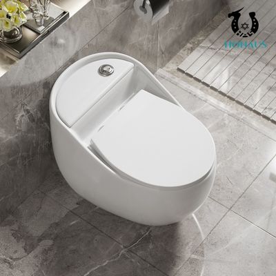 Popular Siphon 3.0-6.0L 2 Flush Toilet Save Water Egg Shape Toilet Bowl no stain
