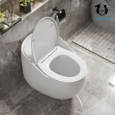 Popular Siphon 3.0-6.0L 2 Flush Toilet Save Water Egg Shape Toilet Bowl no stain