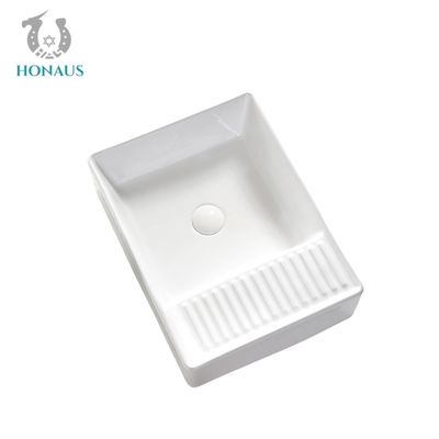 Balcony Laundry Bathroom Countertop Basin Washboard Ceramic Sink Hand Cloth Wash