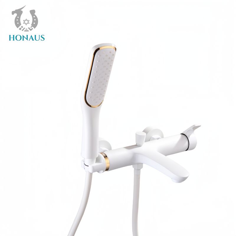 Triple Function Copper Hotel Shower Faucet Household Bathroom Bathtub